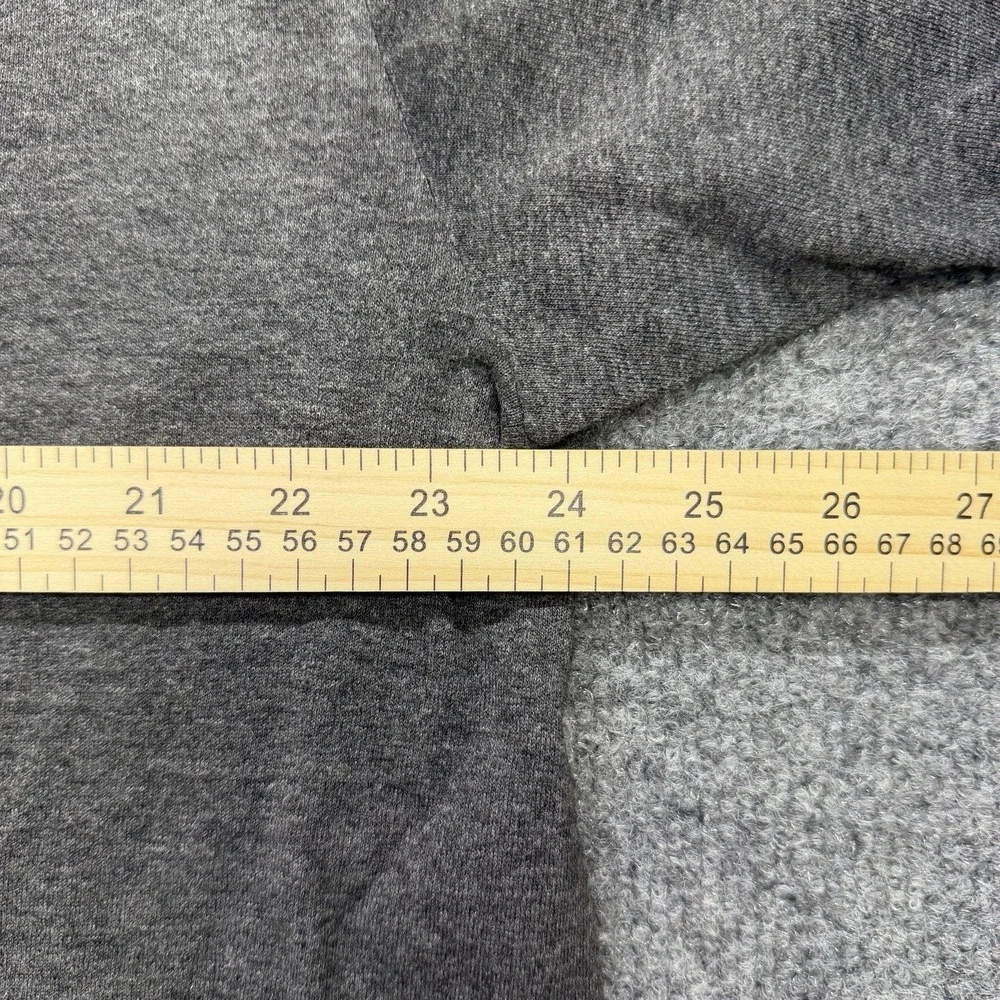Vintage Y2K Nike T Shirt Men's Dark Gray Faded Gray Tag Center Swoosh XL